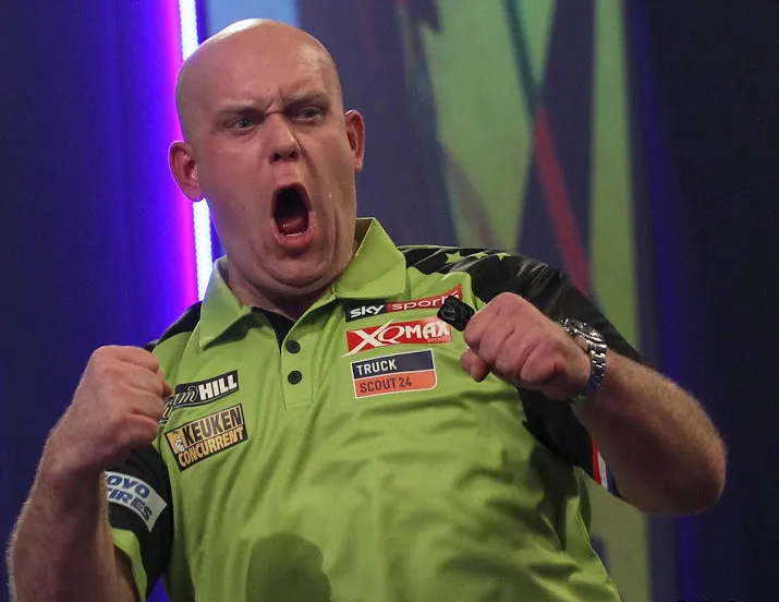 van gerwen neemt revanche in premier league darts