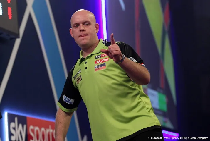 van gerwen via taaie schot murray naar derde ronde bij wk darts