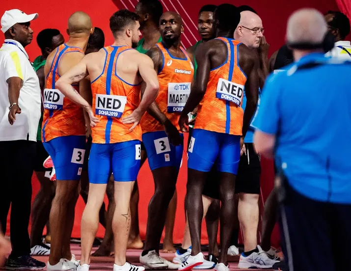 van gool ook startloper in finale 4100 meter