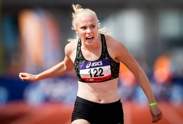 van hunenstijn en sedney door op 100 meter