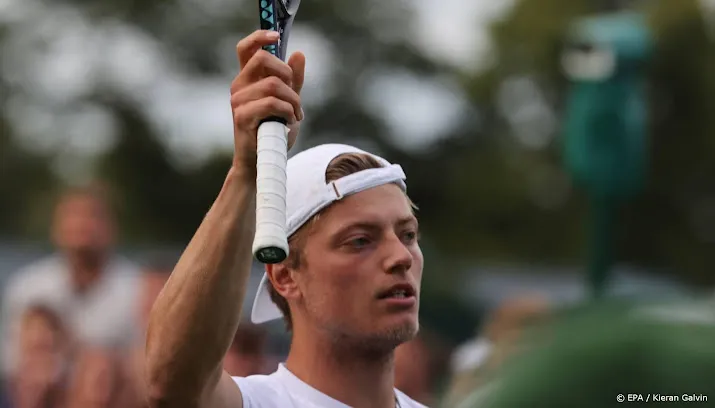 van rijthoven voelt zich thuis in tweede kleedkamer van wimbledon