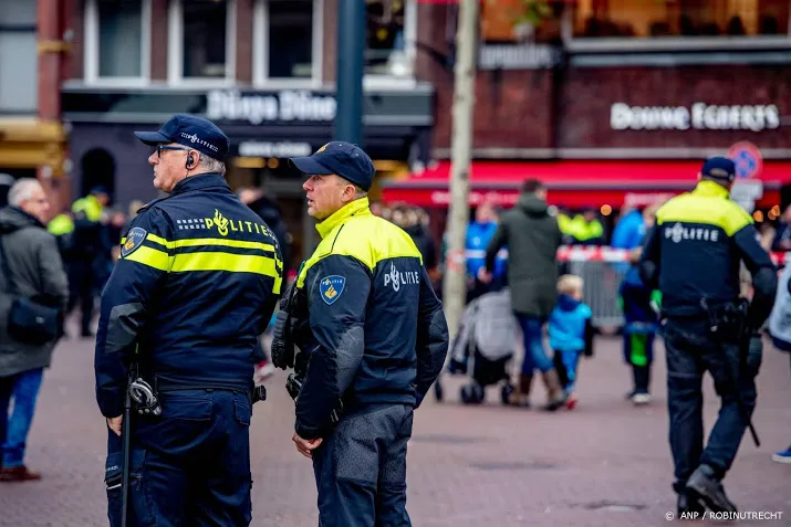 veel politie weinig demonstraties