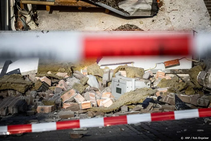 veel schade aan pand na plofkraak in waalwijk