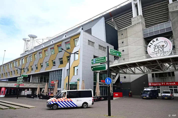veiligheidsrisicogebied rond stadion bij wedstrijd ajax az
