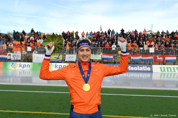 verbij prolongeert europese titel op sprint
