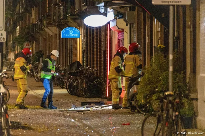 verdachte aangehouden voor reeks explosies amsterdam