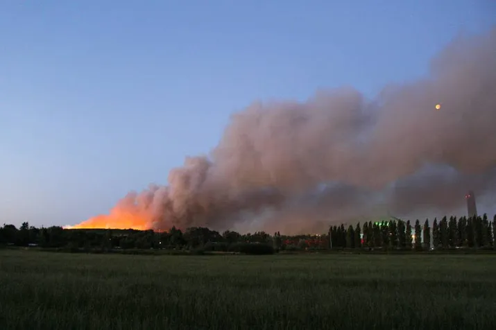 verhoogde dioxineconcentraties na brand twence