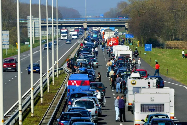 verkeershinder a12 door bruginspectie