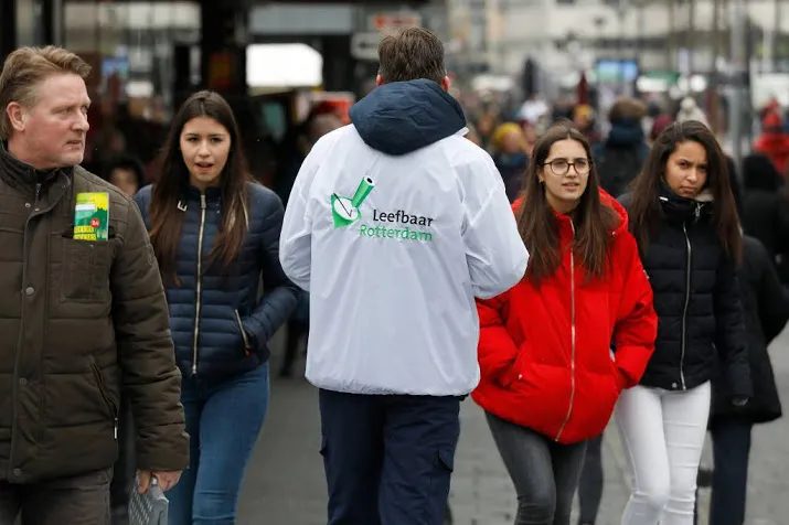 verkiezing rdam klassieke links rechtsstrijd