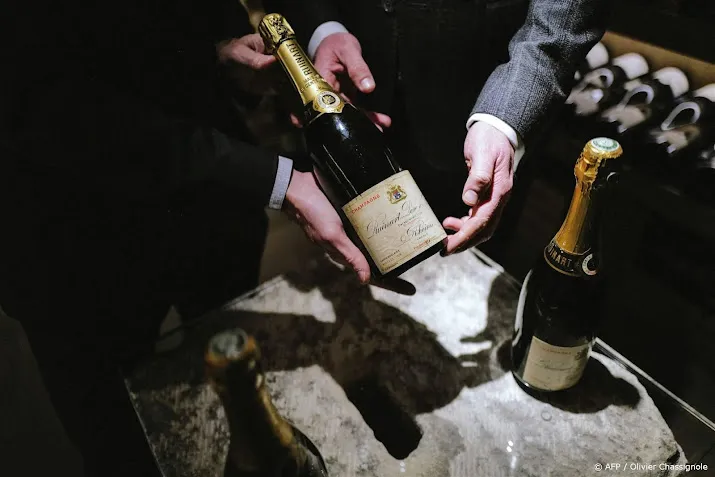 verkoop champagne staat onder druk door hoge inflatie