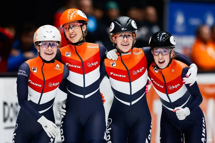 verslagenheid bij teamgenoten shorttrackster van ruijven