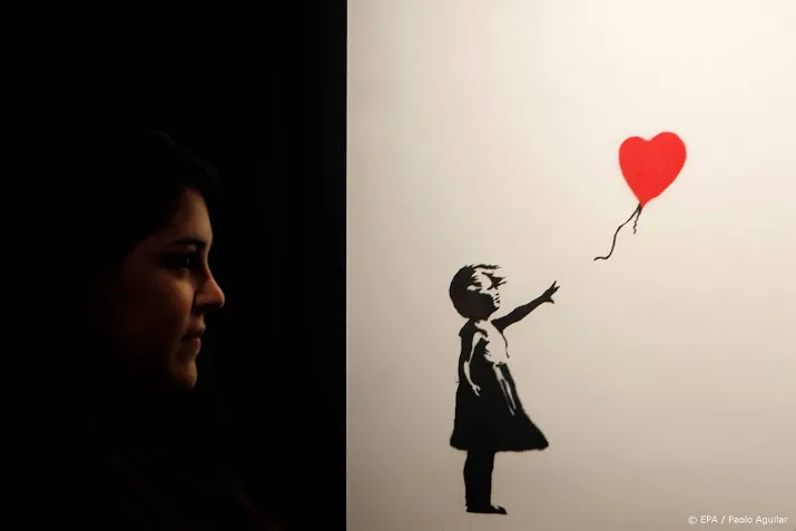 versnipperde banksy in duits museum