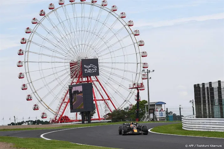 verstappen begint gp van japan met beste tijd in eerste training