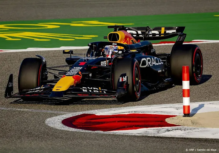 verstappen begint met poleposition bij grote prijs van bahrein