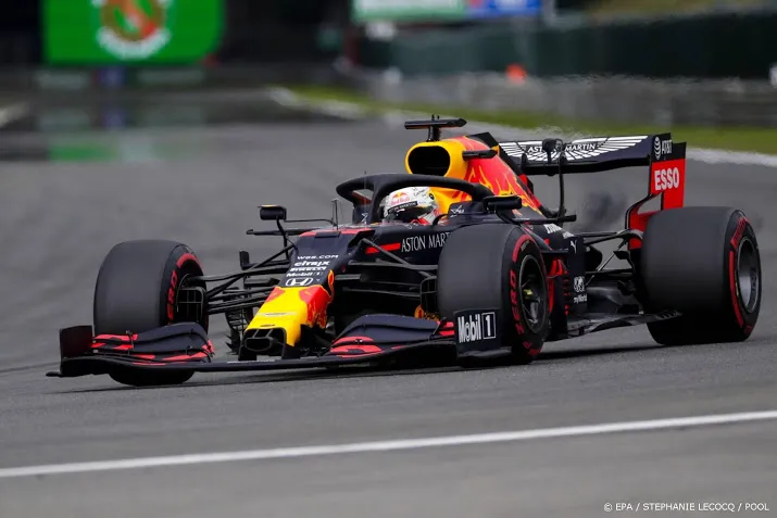 verstappen begint van derde positie aan grote prijs van belgie