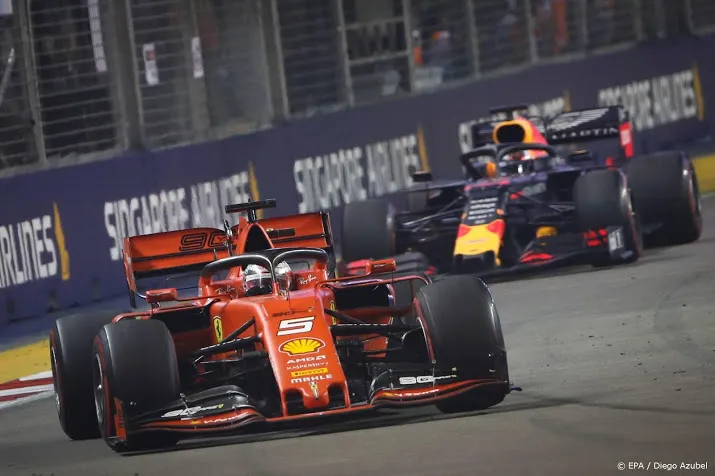verstappen derde in singapore vettel wint