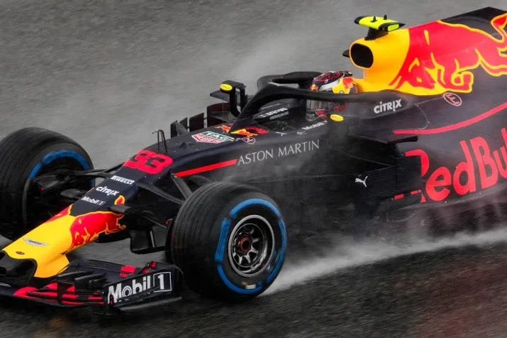 verstappen even baan op voor derde training