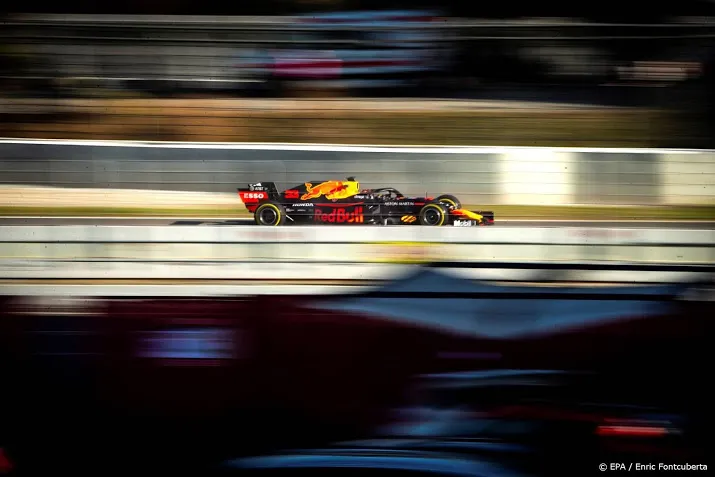 verstappen geen problemen op goede eerste dag