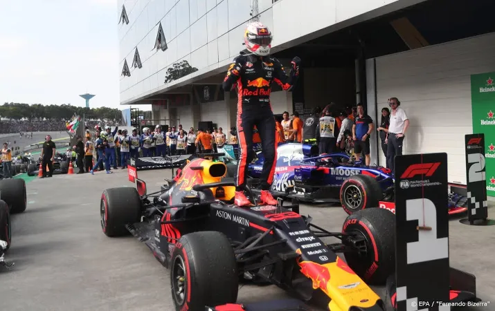 verstappen genoten van een heerlijke race