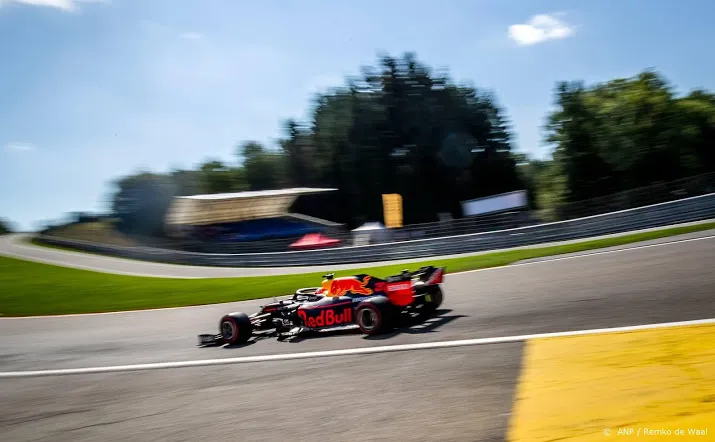 verstappen start als vijfde in spa