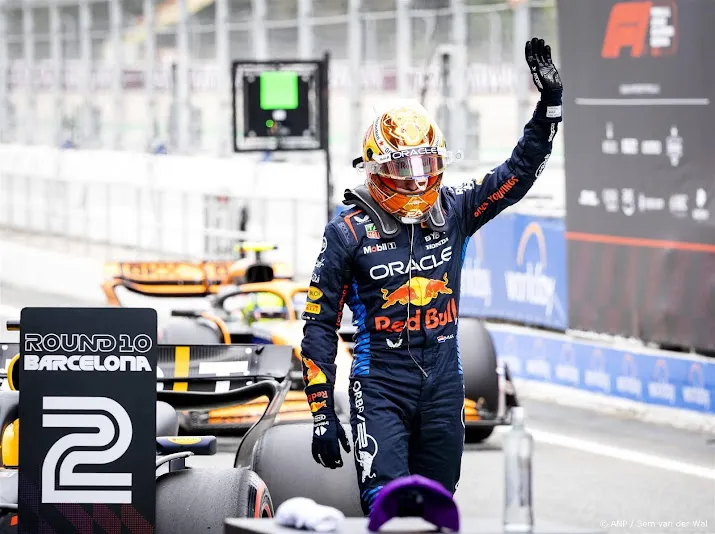 verstappen start vanaf p2 in grote prijs van spanje