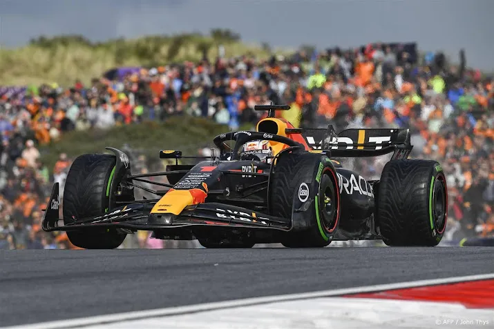 verstappen start voor derde jaar op rij vanaf pole in zandvoort