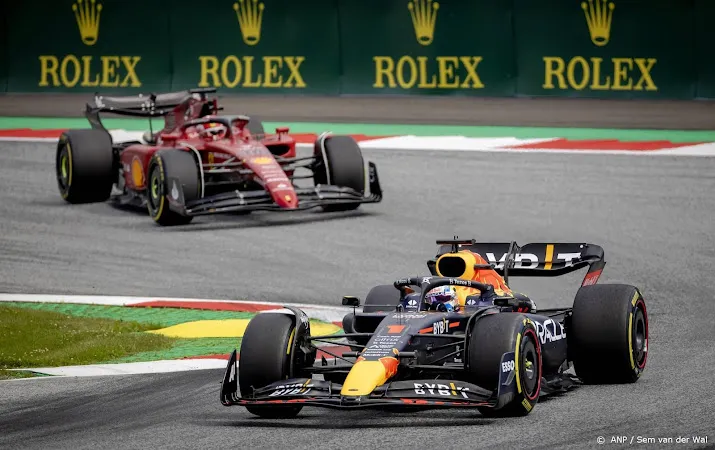verstappen tweede in gp oostenrijk concurrent leclerc wint