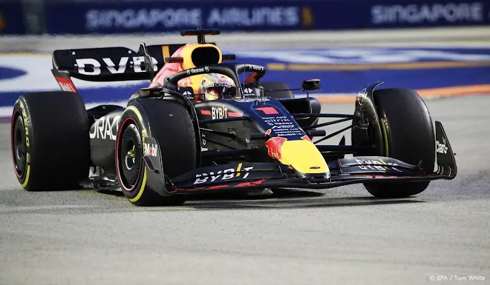 verstappen vierde in teleurstellende tweede training singapore