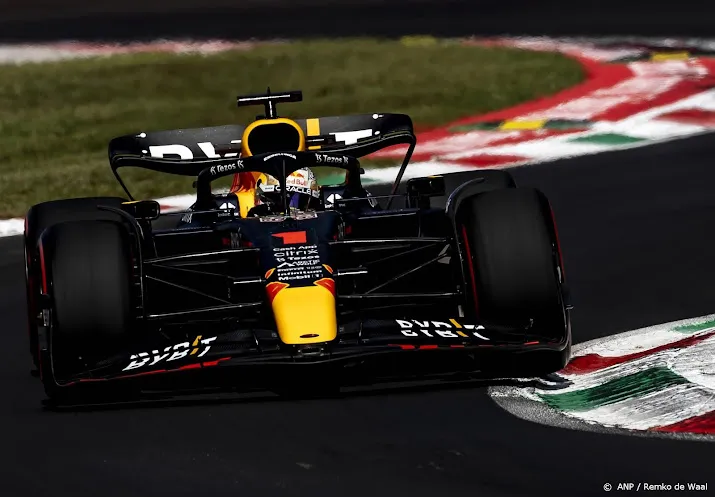 verstappen vijfde in eerste training grote prijs van italie