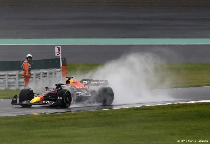 verstappen vindt natte training niet representatief voor race