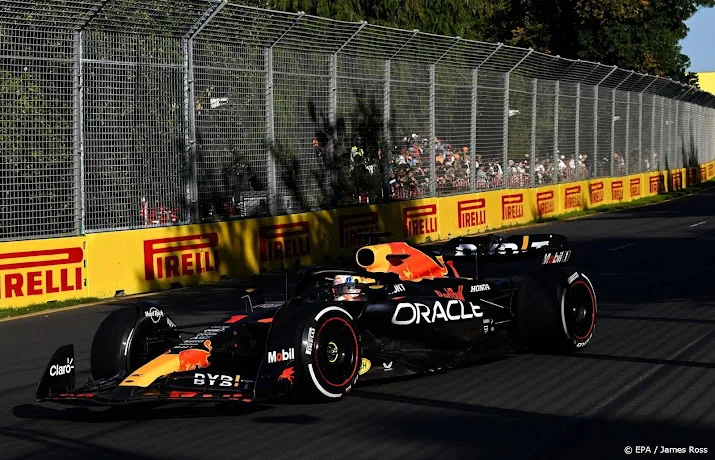 verstappen wint chaotische gp australie na drie rode vlaggen