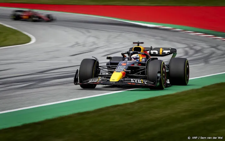 verstappen wint in oostenrijk tweede sprintrace van seizoen