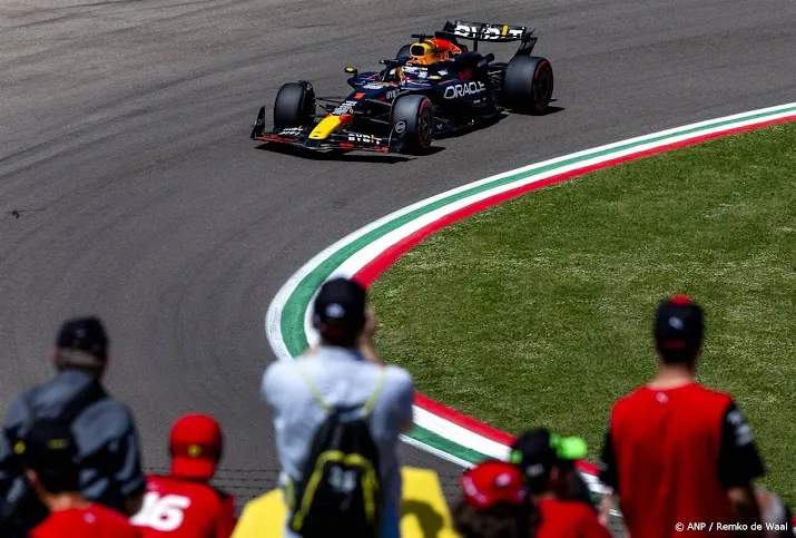verstappen zesde in derde vrije training gp emilia romagna