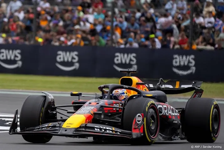 verstappen zevende bij tweede vrije training gp groot brittannie