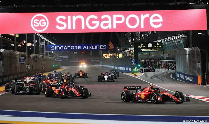 verstappen ziet met vijfde plek in singapore recordreeks eindigen