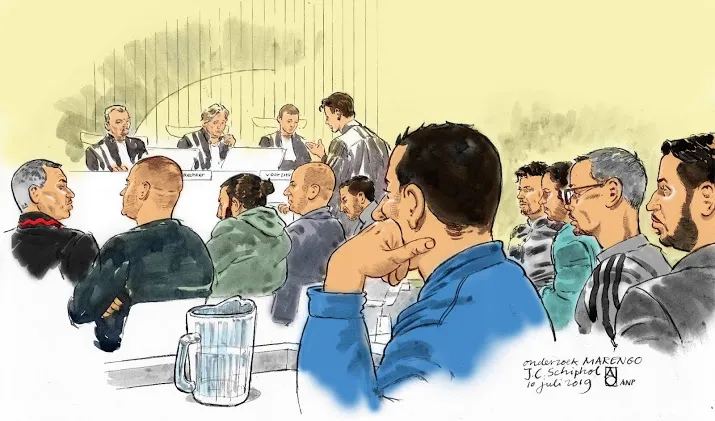 videoverbinding rechtbank en kroongetuige hapert voortdurend