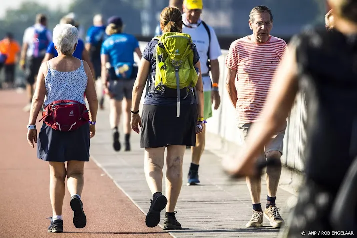vierdaagse start woensdag met 38 455 lopers