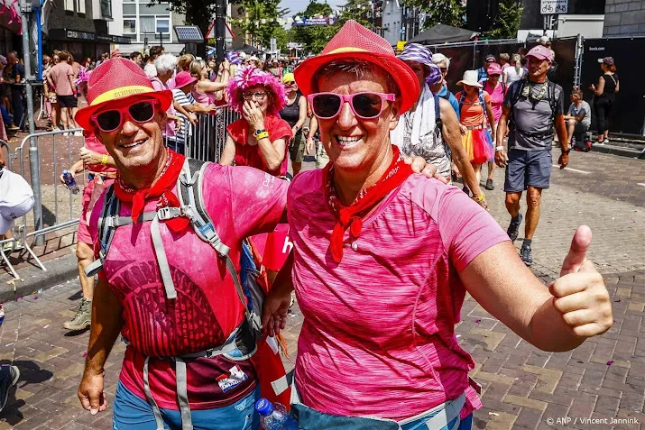 vierdaagselopers gaan op roze woensdag naar wijchen