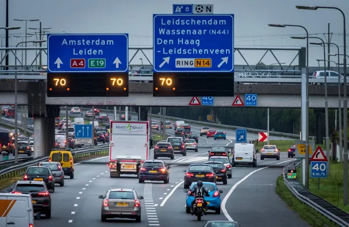 vierde rijstrook van den haag naar leiden