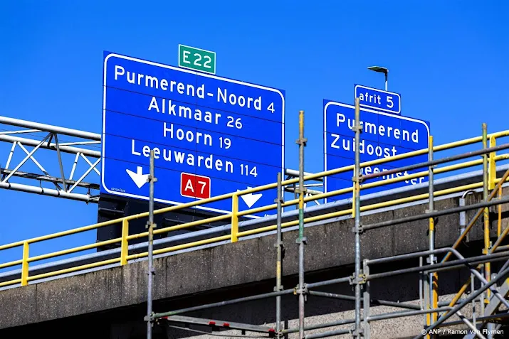 vijf maanden verkeershinder door werkzaamheden brug a7 purmerend