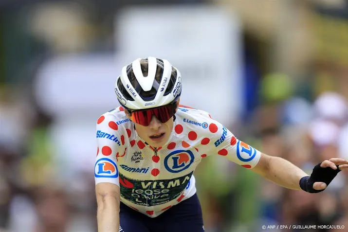 visma lease a bike berust in tweede plek vingegaard in de tour