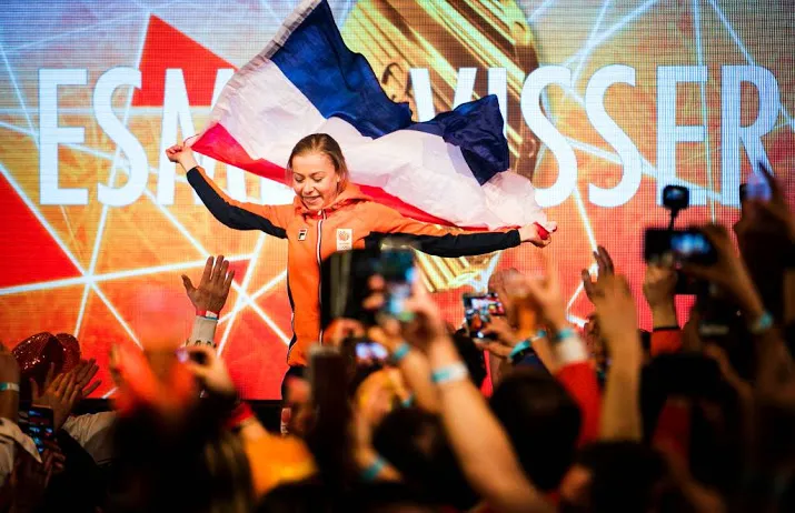visser gaat ook voor champagne bolt