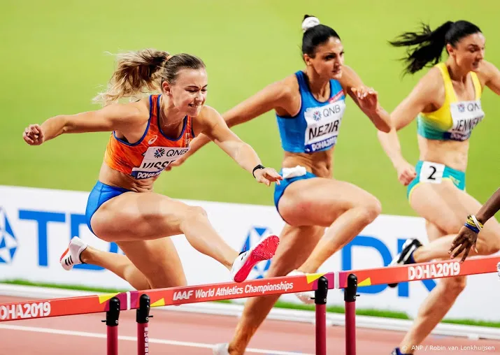 visser stijlvol naar finale 100 meter horden