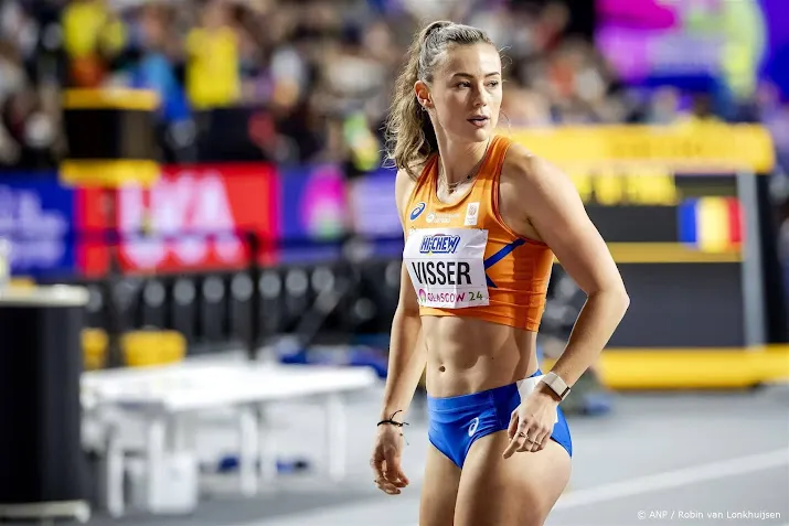 visser trapt tegen hekje en mist wk finale 60 meter horden