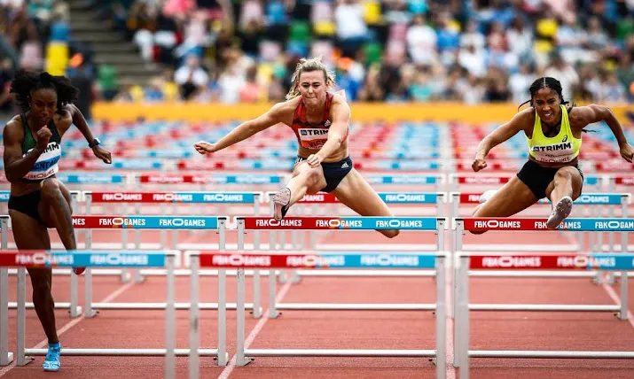 visser verbetert nederlands record 100 horden