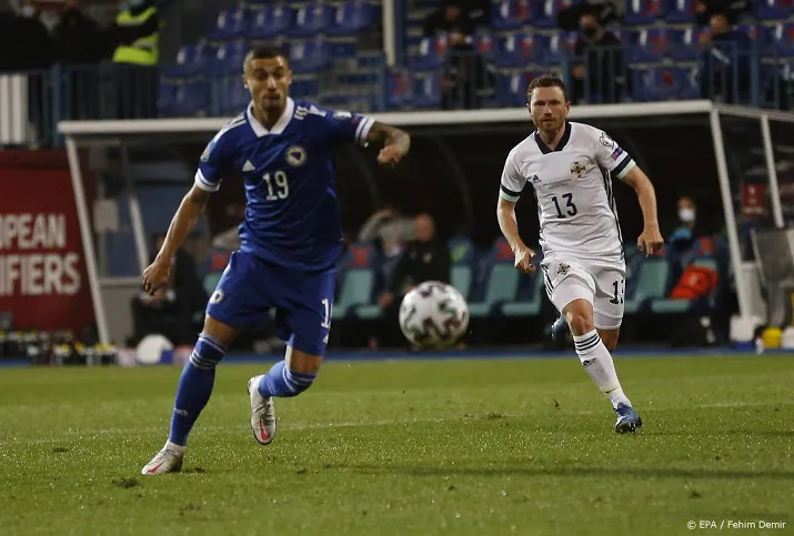 voetbalelftal bosnie in play offs uitgeschakeld voor ek