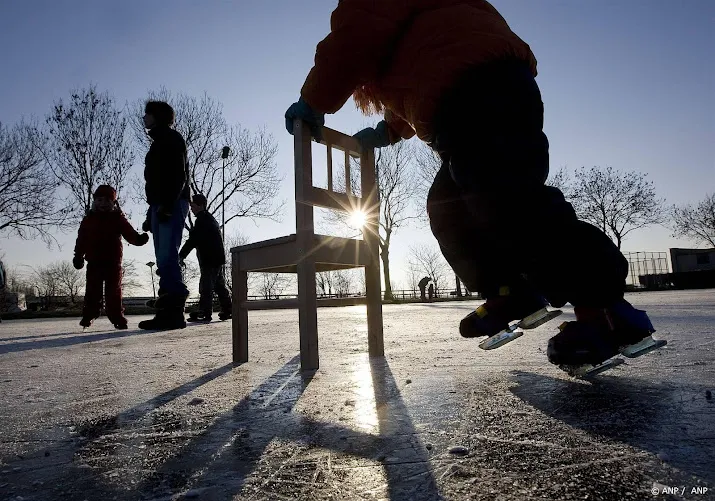 volgende week mogelijk schaatsen op weilanden maar niet op meren