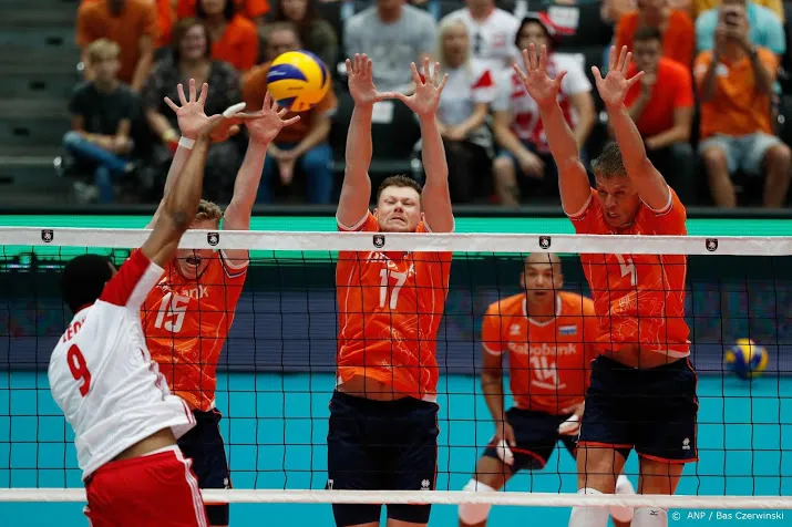 volleyballers kunnen niet stunten tegen polen
