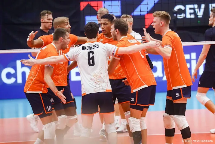 volleyballers na zege op finland als groepswinnaar door op ek