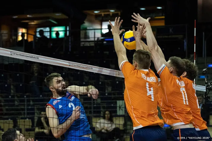volleyballers sluiten af met zege op frankrijk